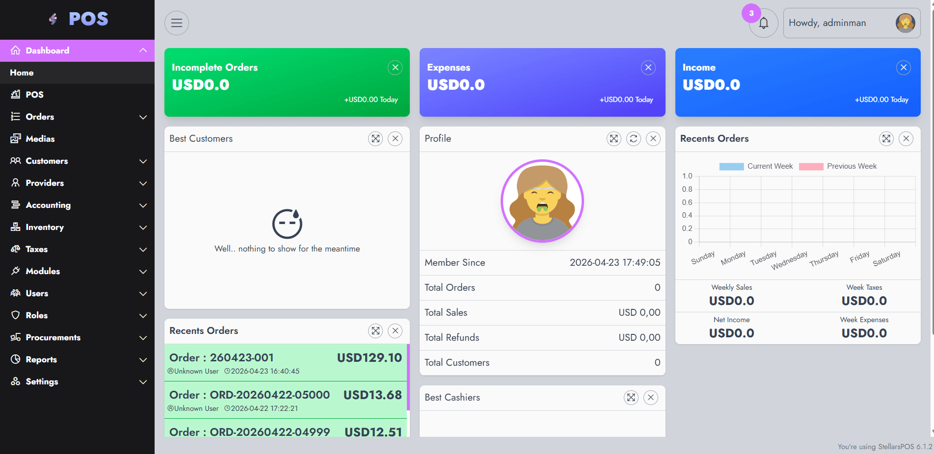 Kassensystem (POS) Screenshot 1
